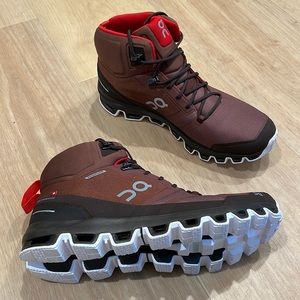 On Running Cloudrock Waterproof Coca/Red, Men’s 10 - NEW, Without Box